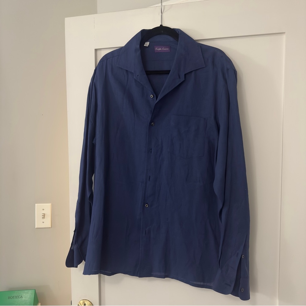 Ralph Lauren Purple Label Linen Shirt